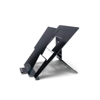 R-Go Tools Laptopständer R-Go Riser Document, ergonomisch, faltbar und einstellbar, mit Dokumentenhalter, AGR-zertifiziert, schwarz
