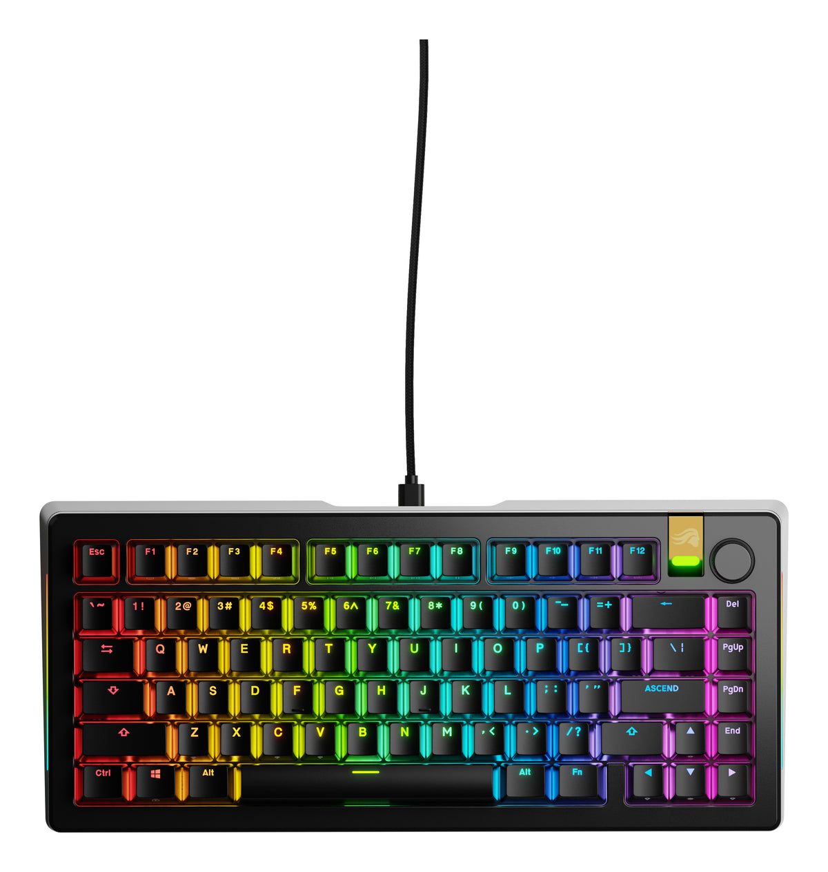 Glorious Gaming GMMK 3 PRO HE 75% Prebuilt Tastatur USB QWERTY US Englisch Schwarz