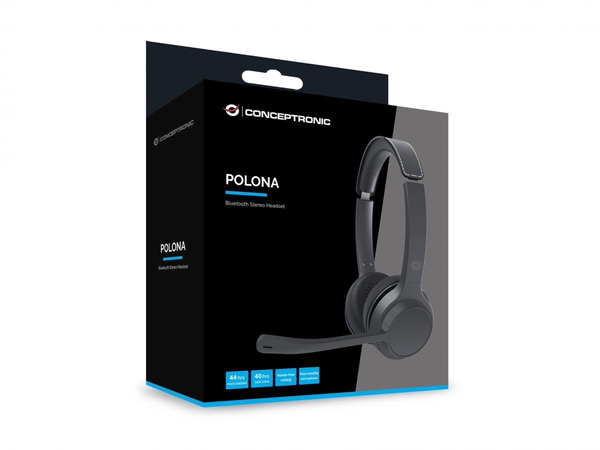 Conceptronic POLONA04B Bluetooth-Stereo-Headset