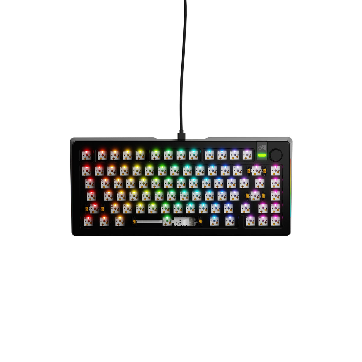 Glorious Gaming GMMK 3 PRO 75% Barebones Tastatur Haus USB Nein Schwarz