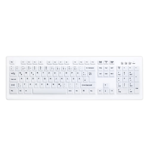Contour Design Active Key AK-C8100 Tastatur Medizinisch RF Wireless QWERTZ Schweiz Weiß
