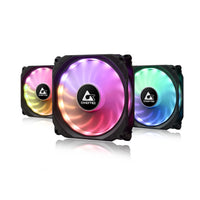 Chieftec CF-3012-RGB Computerkühlsystem Computergehäuse Ventilator 12 cm Schwarz