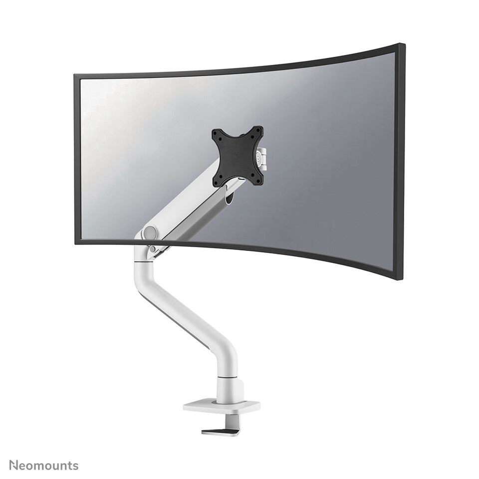 Braccio per monitor Neomounts DS70S-950WH1 17-49" - Molla a gas - Topfix - Blocco 180°