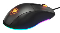 COUGAR Gaming Maus, MINOS EX, RGB, Kabelgebunden, Schwarz