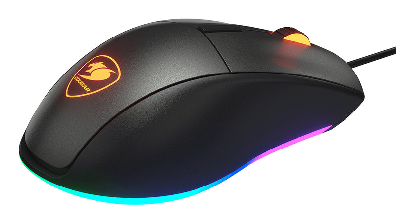 COUGAR Gaming Maus, MINOS EX, RGB, Kabelgebunden, Schwarz