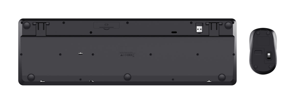 Trust TKM-360 Tastatur Maus enthalten Büro RF Wireless QWERTZ Deutsch Schwarz