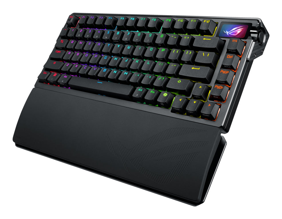 ASUS ROG Azoth Extreme Tastatur Gaming USB + RF Wireless + Bluetooth QWERTZ Französisch Schwarz