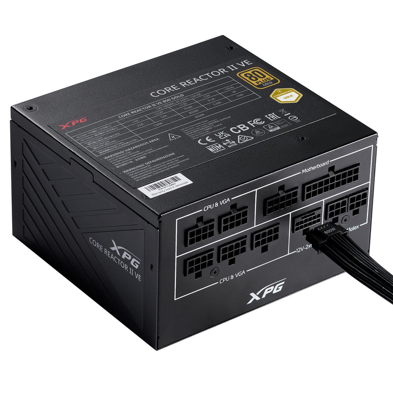 ADATA XPG CORE REACTOR II VE 850 (850W/ATX3.1) 80+ Gold r – Ansicht 2