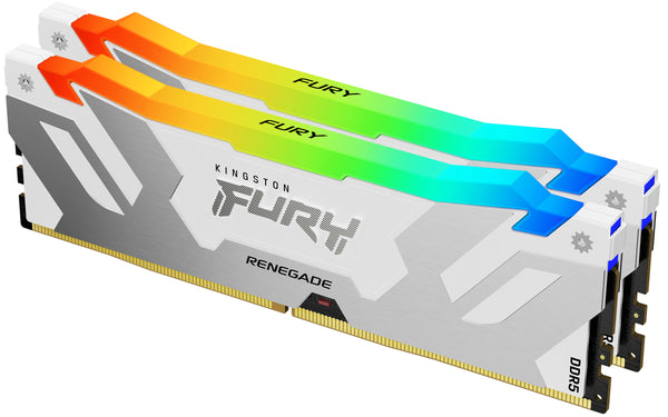Kingston Technology FURY 48GB 8000MT/s DDR5 CL38 DIMM (kit da 2) Renegade RGB Bianco