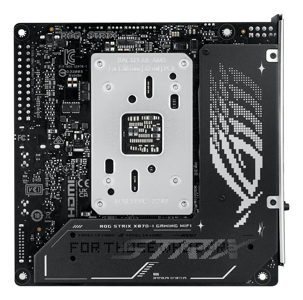 ASUS ROG STRIX X870-I GAMING WIFI AMD X870 Sockel AM5 mini ITX