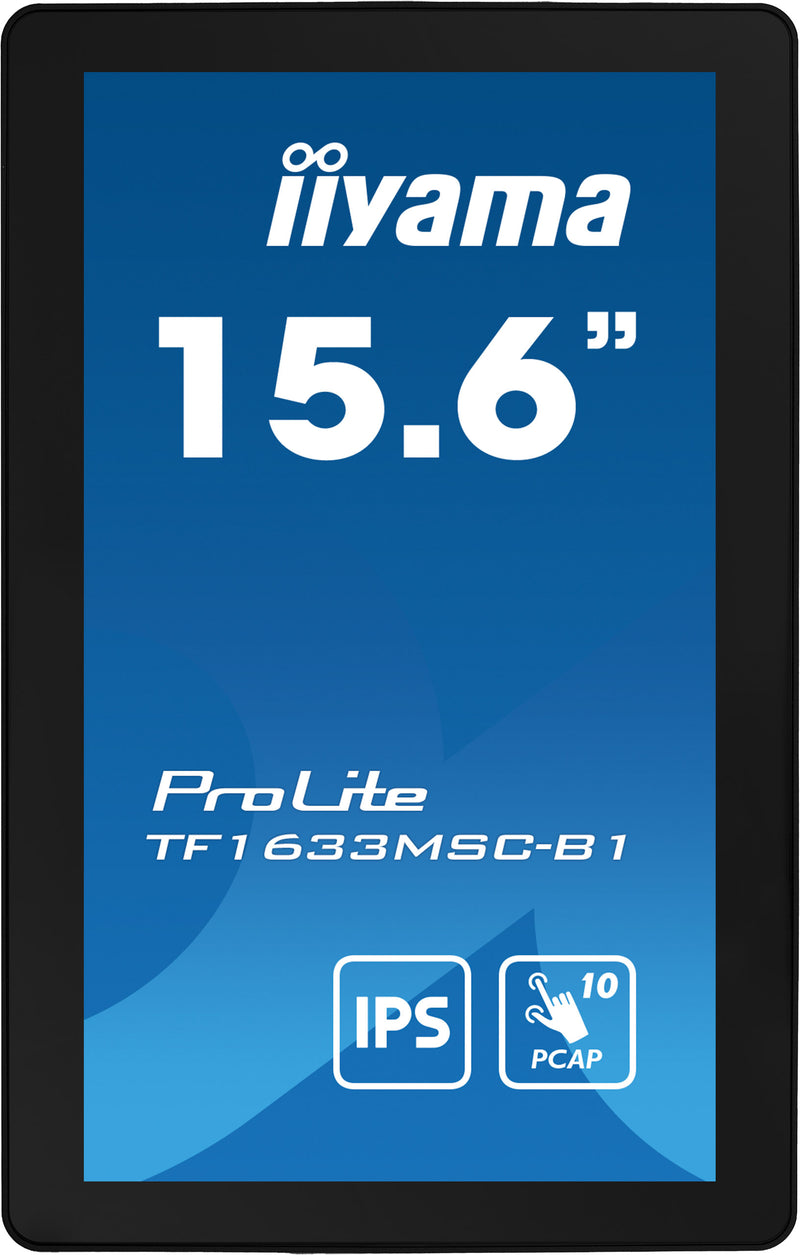iiyama ProLite TF1633MSC-B1 Computerbildschirm 39,6 cm (15.6") 1920 x 1080 Pixel Full HD Touchscreen Schwarz