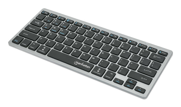 Manhattan 180559 Tastatur Büro RF Wireless + Bluetooth QWERTZ Deutsch Schwarz, Grau