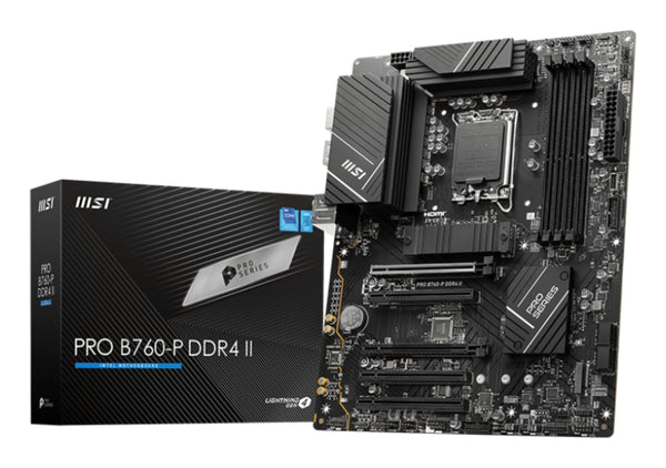 MSI PRO B760-P DDR4 II Motherboard Intel B760 LGA 1700 ATX