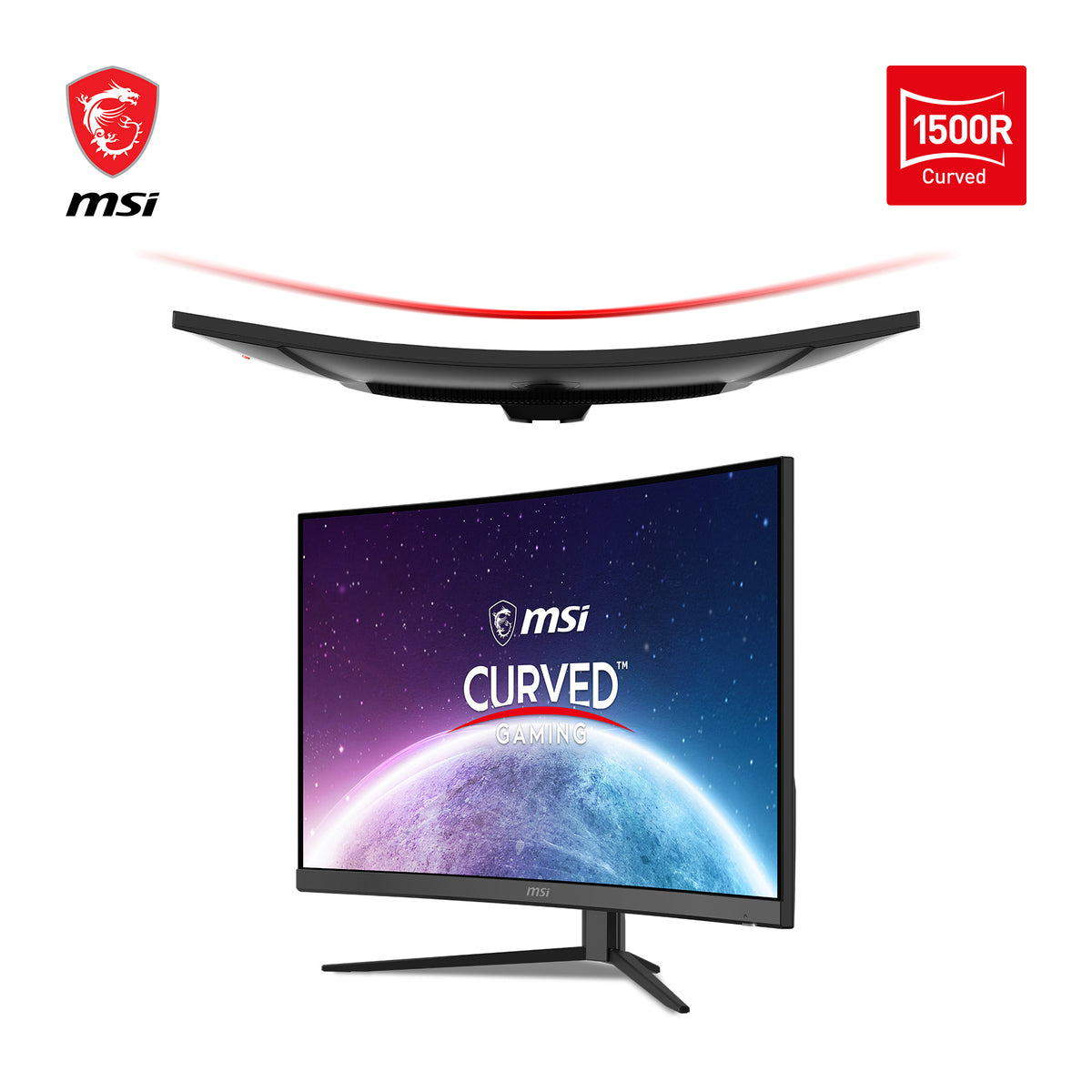 MSI G32C4XDE Computerbildschirm 80 cm (31.5") 1920 x 1080 Pixel Full HD Schwarz