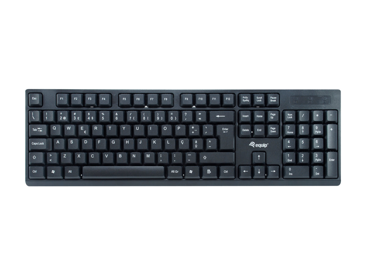 Equip Kabelloses Tastatur und Mausset, PT Layout (QWERTY)