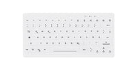Contour Design Active Key Contour QuickClean Medizinische Tastatur Abnehmbare Abdeckung Mini Kabellos Weiß DE C4112