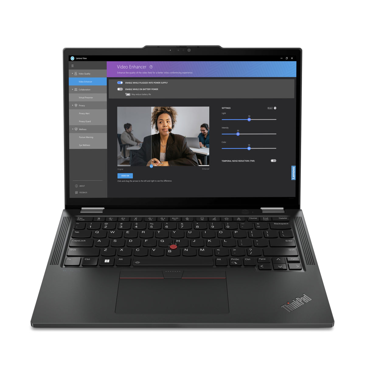 Lenovo ThinkPad X13 2-in-1 Gen 5 Intel Core Ultra 5 125U Hybrid (2-in-1) 33,8 cm (13.3") Touchscreen WUXGA 16 GB LPDDR5x-SDRAM 512 GB SSD Wi-Fi 6E (802.11ax) Windows 11 Pro Deutsch Schwarz