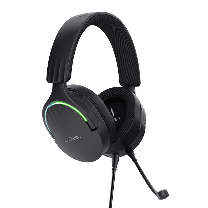 Trust GXT 490 FAYZO Kopfhörer Kabelgebunden Kopfband Gaming USB Typ-A Schwarz