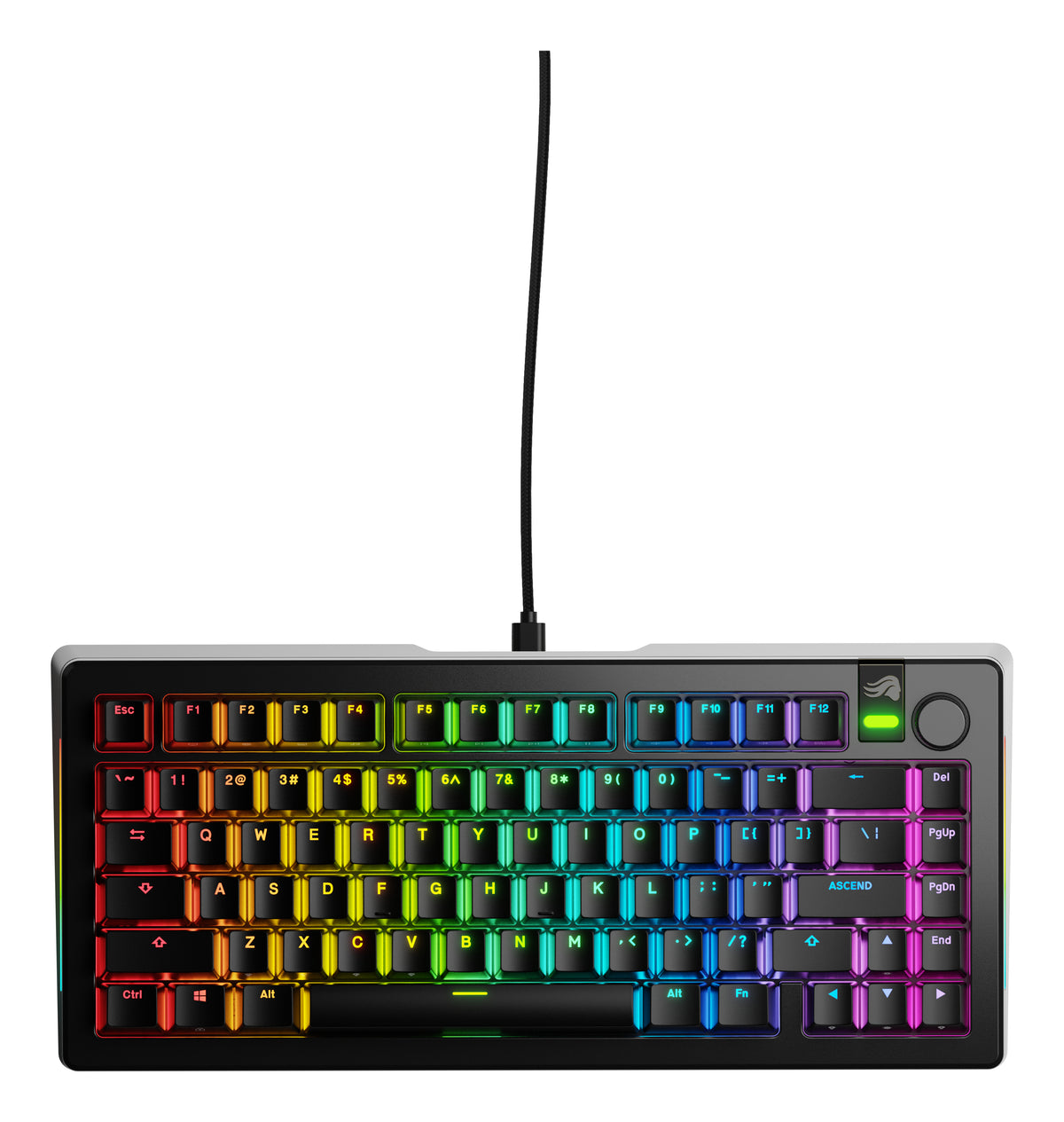 Glorious Gaming GMMK 3 PRO 75% Prebuilt Tastatur USB QWERTY US Englisch Schwarz