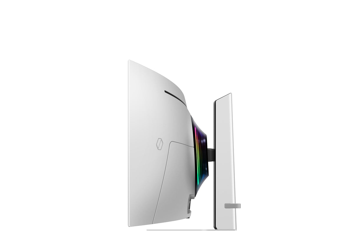 Samsung G93SD Computerbildschirm 124,5 cm (49") 5120 x 1440 Pixel Dual QHD OLED Silber