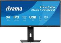 iiyama ProLite XUB3493WQSU-B6 Computerbildschirm 86,4 cm (34") 3440 x 1440 Pixel UltraWide Quad HD LED Schwarz