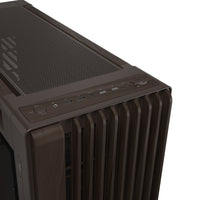 ASUS ProArt PA602 Wood Edition Retro Brown - Tempered Glass Panel Midi Tower Braun