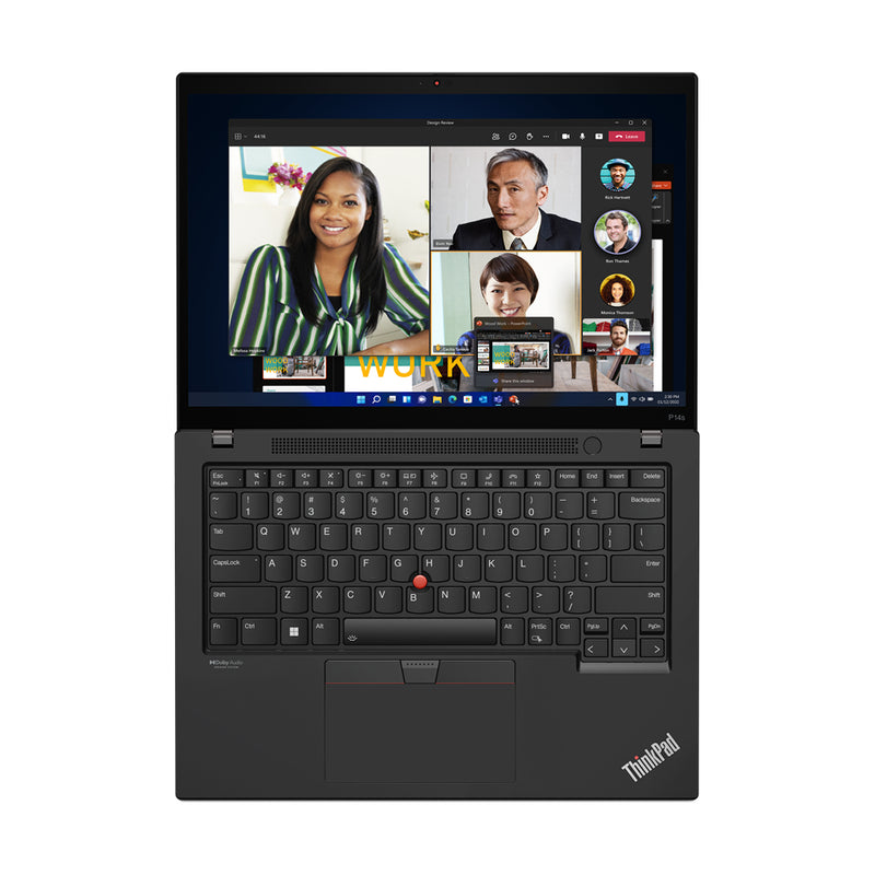 Lenovo ThinkPad P14s Gen 4 (Intel) Intel® Core™ i7 i7-1360P Mobiler Arbeitsplatz 35,6 cm (14") WUXGA 32 GB LPDDR5x-SDRAM 1 TB SSD NVIDIA RTX A500 Wi-Fi 6E (802.11ax) Windows 11 Pro Deutsch Schwarz