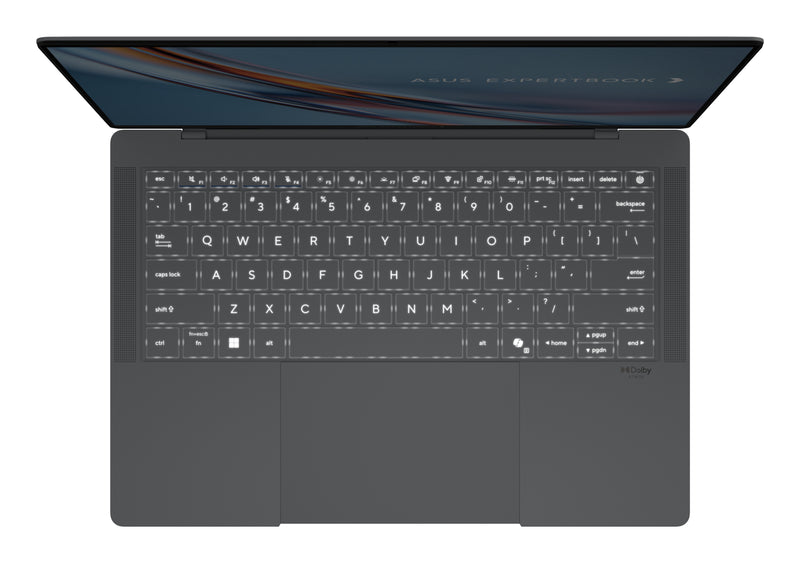 ASUS ExpertBook Ultra B9406CAA-TH0715X Copilot+ PC Intel Core Ultra X7 358H Laptop 35,6 cm (14") Touchscreen WQXGA+ 64 GB LPDDR5x-SDRAM 2 TB SSD Wi-Fi 7 (802.11be) Windows 11 Pro Deutsch Grau