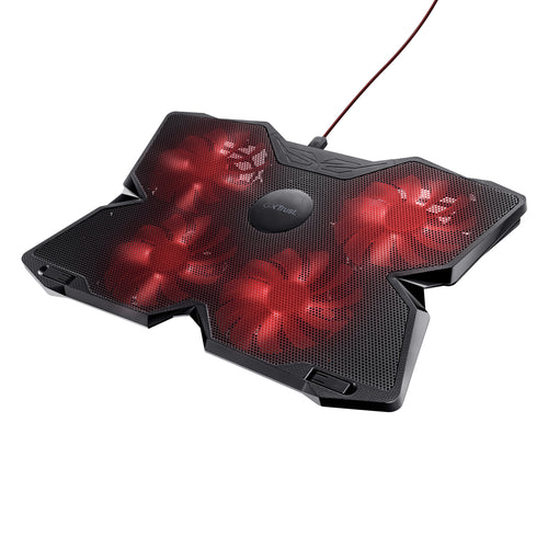 Trust GXT 278 Llaptop-Kühlpad 43,9 cm (17.3") Schwarz