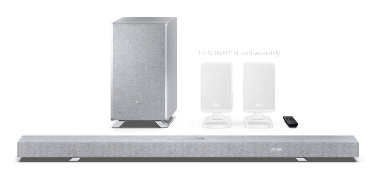 Sharp HT-SBW55121(SL) Soundbar-Lautsprecher Silber 5.1.2 Kanäle 212 W