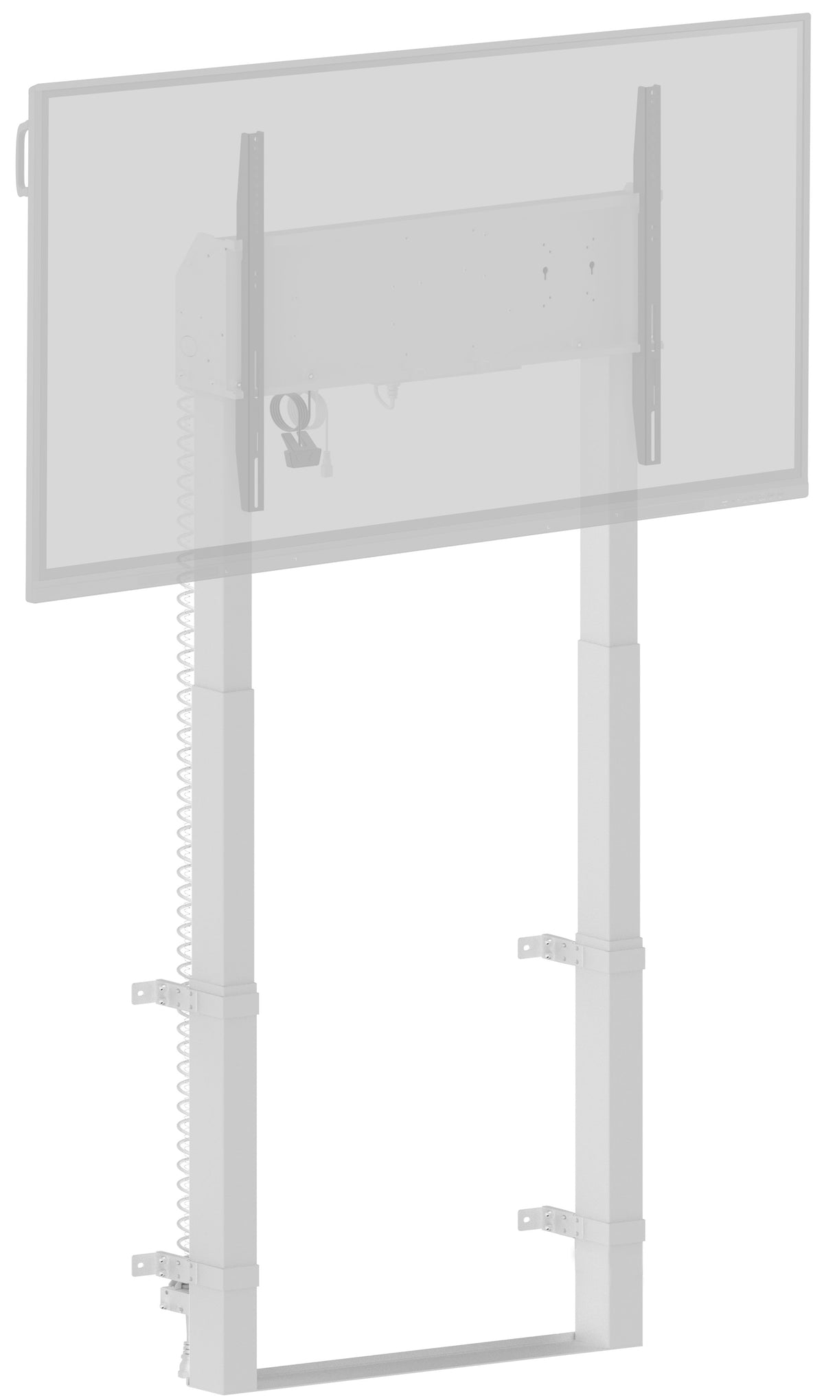 iiyama MD-WLIFT2031-W1 Flachbildschirm-Tischhalterung 2,67 m (105") Flur Weiß