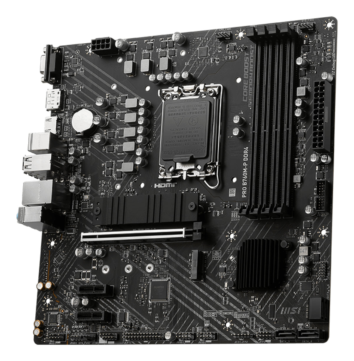 MSI PRO B760M-P DDR4 Motherboard Intel B760 LGA 1700 micro ATX