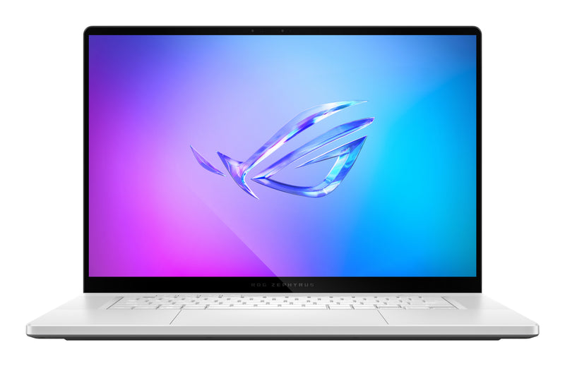 ASUS ROG Zephyrus G16 GU605CW-QR086W Intel Core Ultra 9 285H Laptop 40,6 cm (16") WQXGA 64 GB LPDDR5x-SDRAM 2 TB SSD NVIDIA GeForce RTX 5080 Wi-Fi 7 (802.11be) Windows 11 Home Deutsch Weiß
