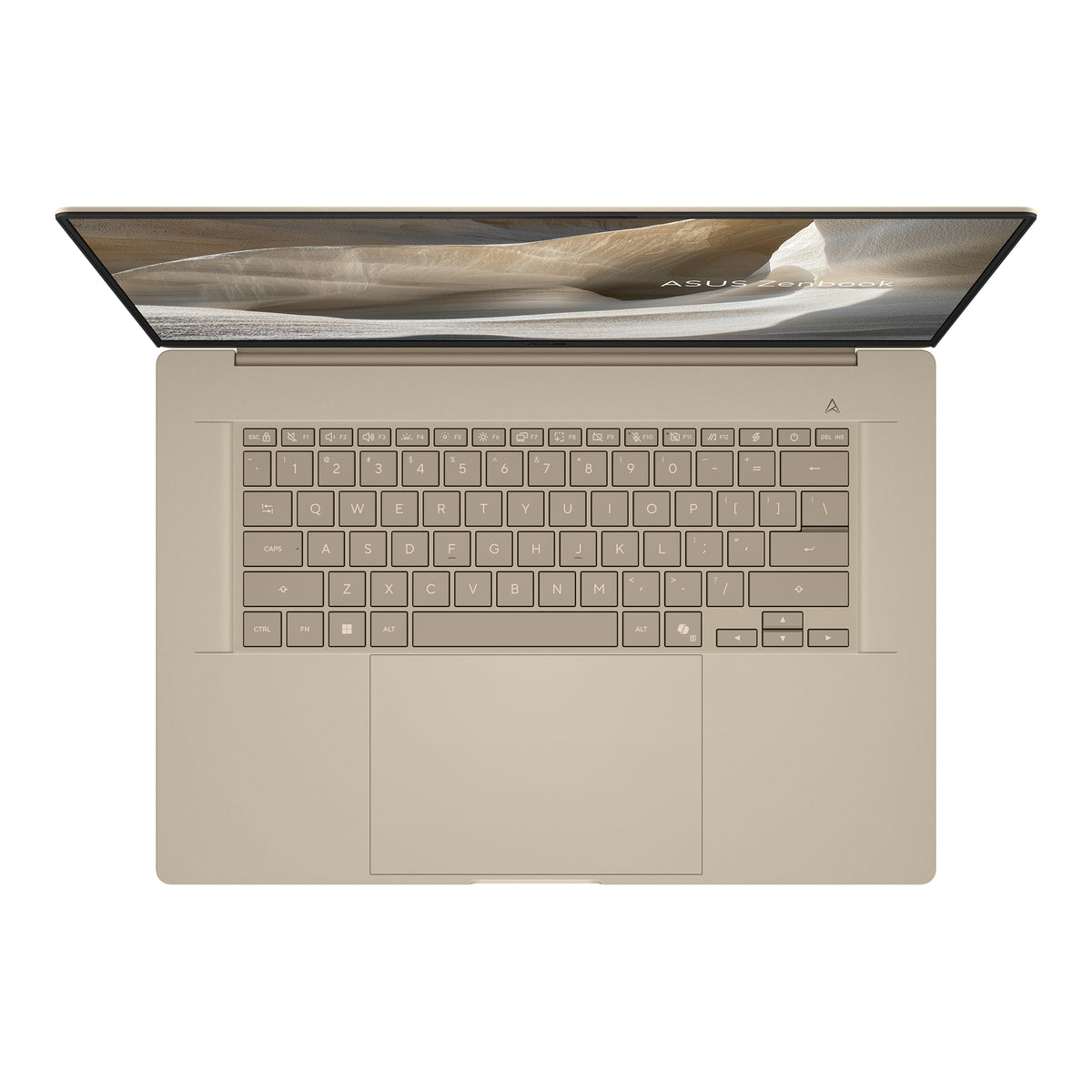 ASUS Zenbook A16 UX3607QA-SH056W Snapdragon X1-26-100 Laptop 40,6 cm (16") WUXGA 32 GB LPDDR5x-SDRAM 1 TB SSD Wi-Fi 6E (802.11ax) Windows 11 Home Beige