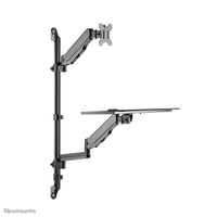 Neomounts WL90-325BL1 Sitz-Steh-Arbeitsplatz-Wand 17-32" - Gasfeder