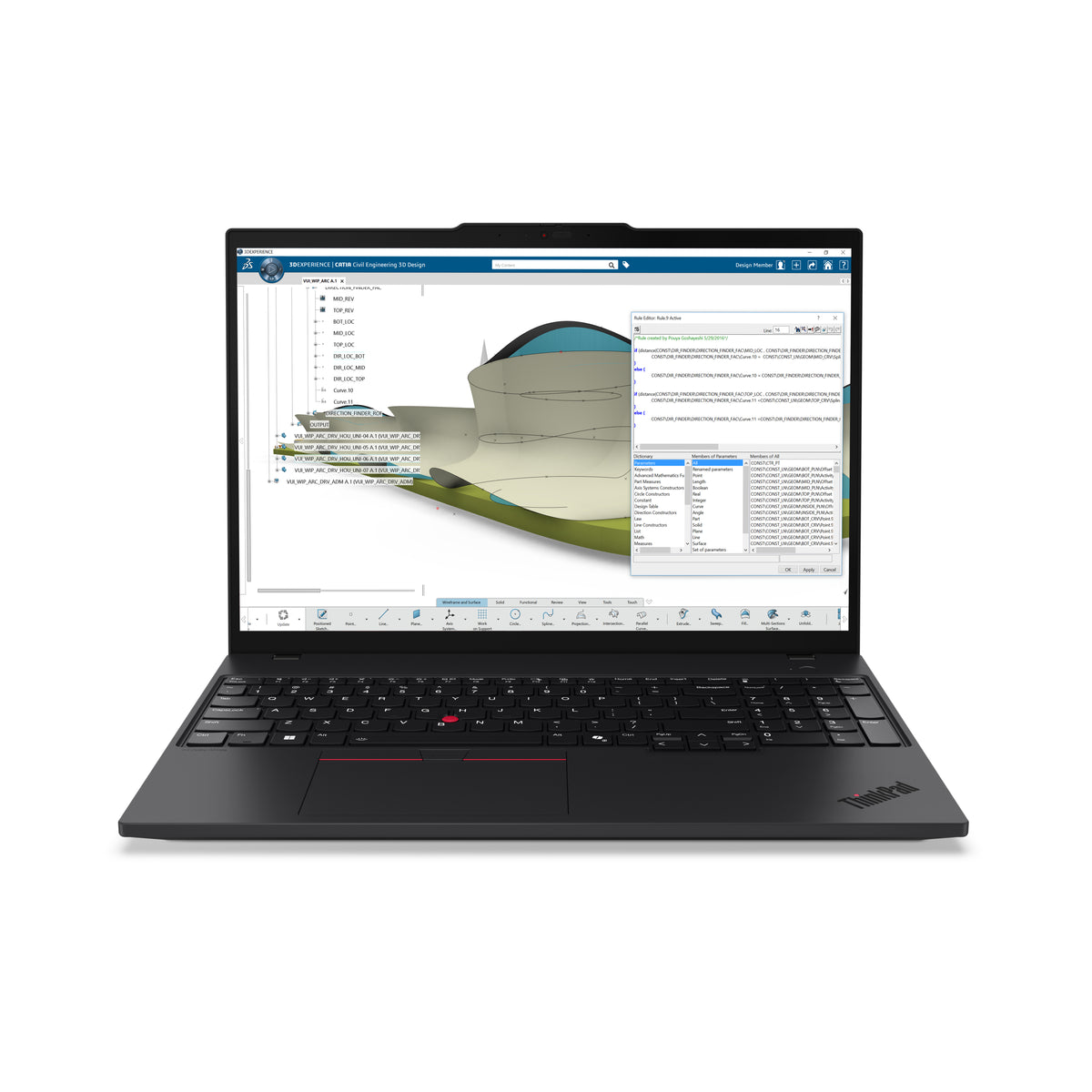 Lenovo ThinkPad P16s Gen 4 (AMD) Copilot+ PC AMD Ryzen AI 7 350 Station de travail mobile 40,6 cm (16") WUXGA 48 Go DDR5-SDRAM 512 Go SSD Wi-Fi 7 (802.11be) Windows 11 Pro Allemand Noir