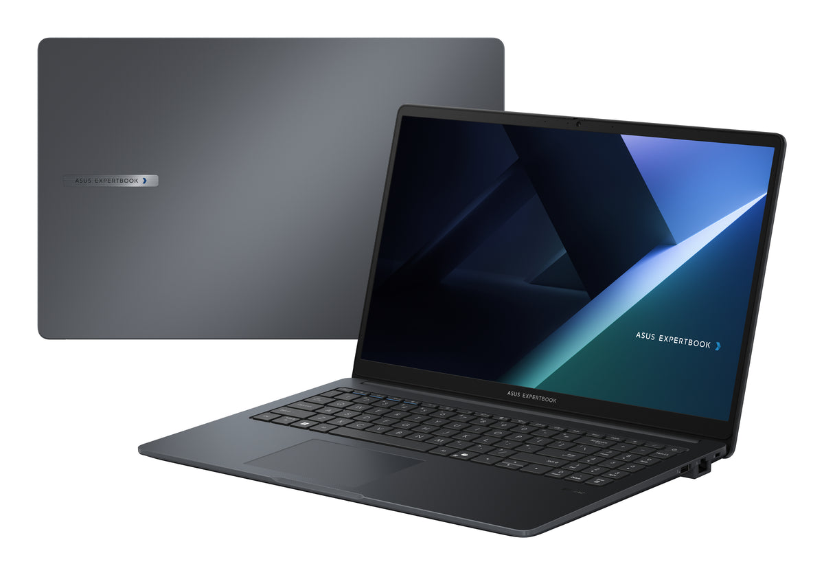 ASUS ExpertBook B1 B1503CVA-S76995 Intel Core 5 210H Laptop 39,6 cm (15.6") Full HD 16 GB DDR5-SDRAM 512 GB SSD Wi-Fi 6E (802.11ax) Deutsch Schwarz, Grau