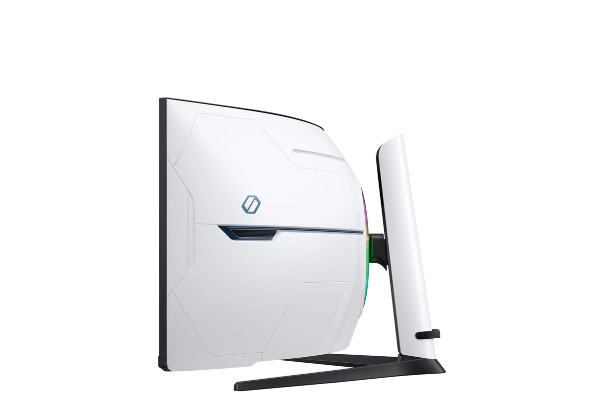 Samsung G95NC Computerbildschirm 144,8 cm (57") 7680 x 2160 Pixel Dual UHD QLED Weiß