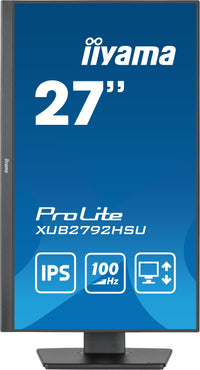 iiyama XUB2792HSU-B6 Computerbildschirm 68,6 cm (27") 1920 x 1080 Pixel Full HD LED Schwarz