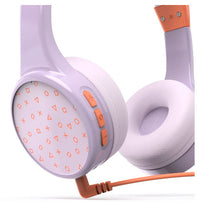 Hama Teens Guard II Kopfhörer Kabellos Kopfband Anrufe/Musik USB Typ-C Bluetooth Orange, Violett