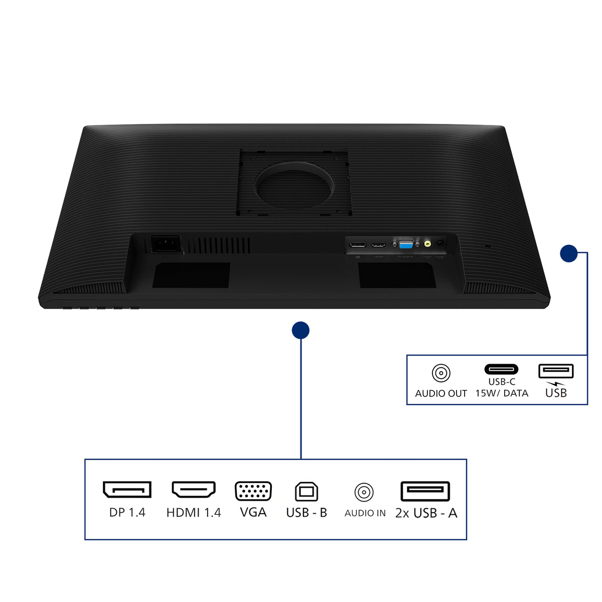 Philips 3000 series 24B2N3200A/00 Computerbildschirm 60,5 cm (23.8") 1920 x 1080 Pixel Full HD LED Schwarz