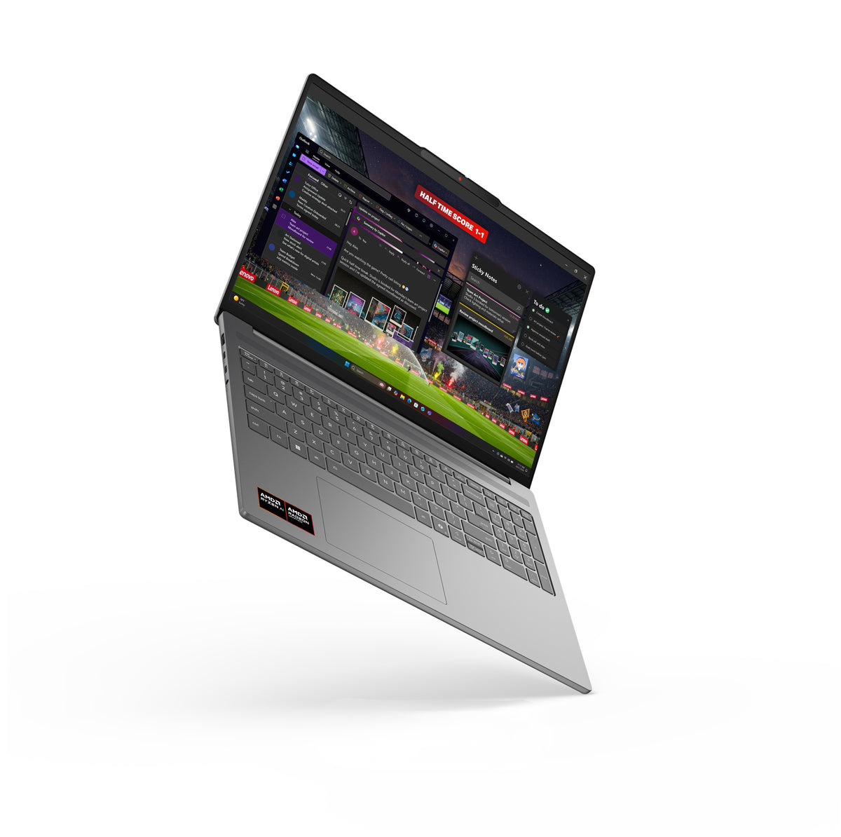 Lenovo IdeaPad Slim 5 16AGP11 Copilot+ PC AMD Ryzen AI 5 430 Laptop 40,6 cm (16") WUXGA 16 GB DDR5-SDRAM 512 GB SSD Wi-Fi 7 (802.11be) Windows 11 Home Grau Deutsch