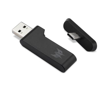 Acer Predator Galea 570 PHR550 Kopfhörer Verkabelt & Kabellos Kopfband Gaming USB Type-C / USB Type-A Bluetooth Schwarz