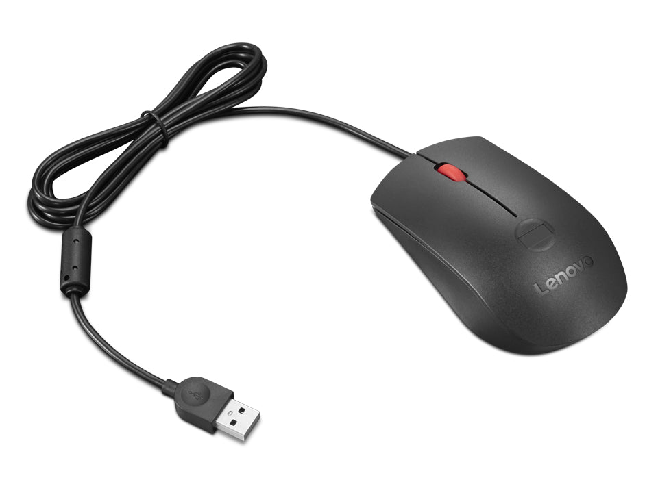 Lenovo 4Y51S24029 Maus Büro Beidhändig USB Typ-A Optisch 2000 DPI