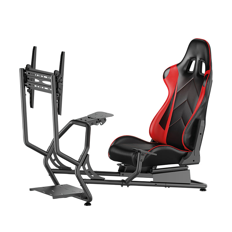 LogiLink EO0065 Videospiel-Stuhl Universal-Gamingstuhl Schalensitz Schwarz, Rot