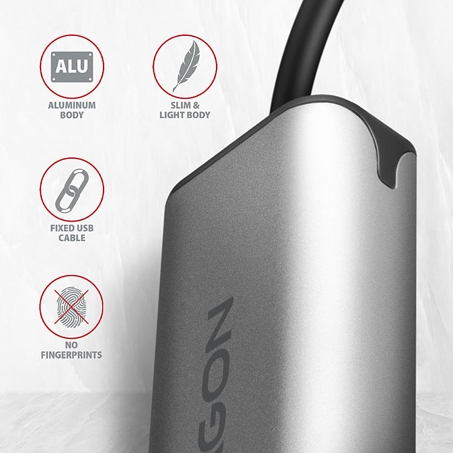 Axagon ADE-25RC SuperSpeed USB-C 2.5 Gigabit Ethernet Adapter