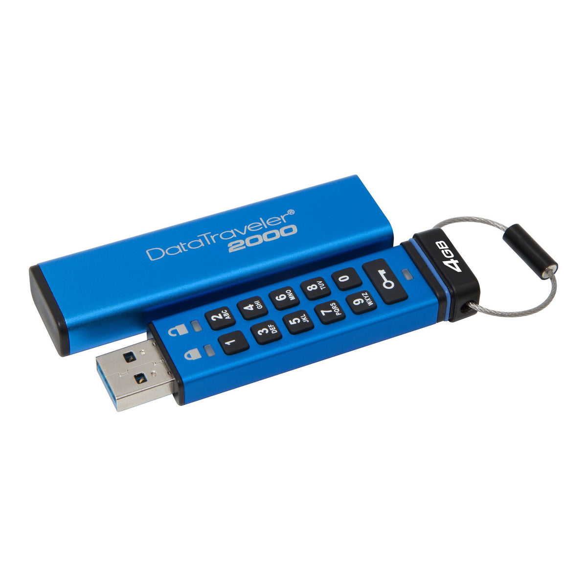 Kingston Technology DataTraveler 2000 USB-Stick 128 GB USB Typ-A 3.2 Gen 2 (3.1 Gen 2) Blau