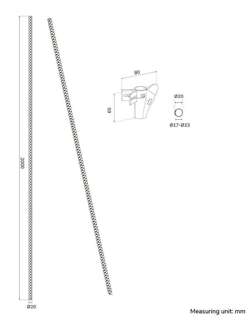 Neomounts ADS06-141WH Kabelspirale - für 1-4 Kabel - universal