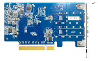 QNAP QXG-25G2SF-CX6 Netzwerkkarte Eingebaut Faser 25000 Mbit/s