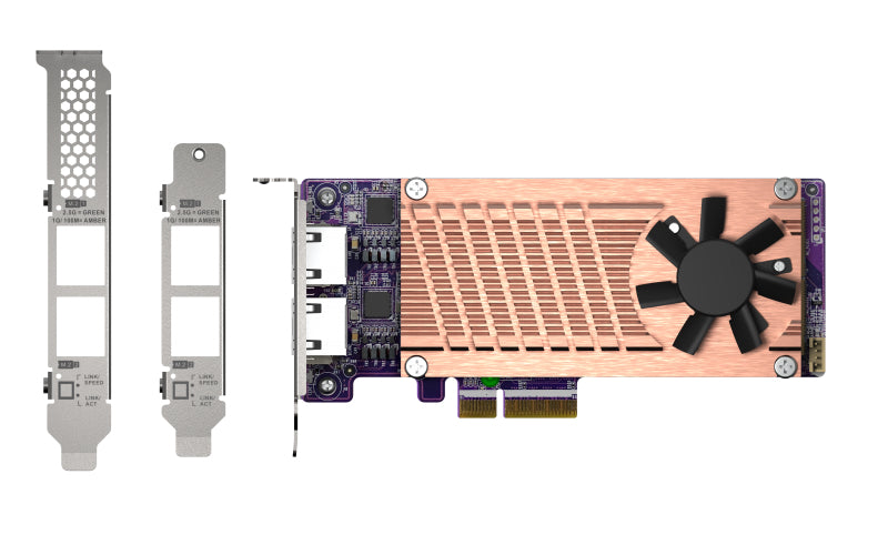 QNAP QM2-2P2G2T Netzwerkkarte Eingebaut Ethernet 2500 Mbit/s